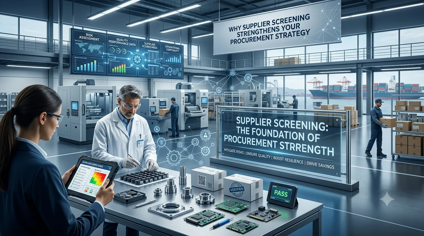 Supplier screening